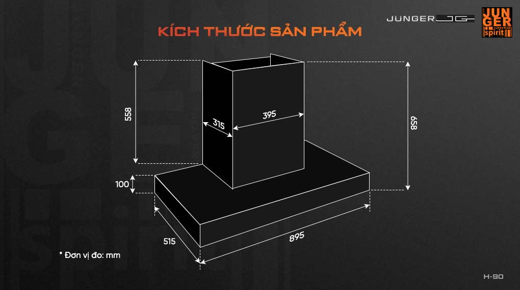 Kích thước tinh gọn, có thể linh hoạt lắp đặt áp tường hoặc âm tủ, phù hợp nhiều không gian.