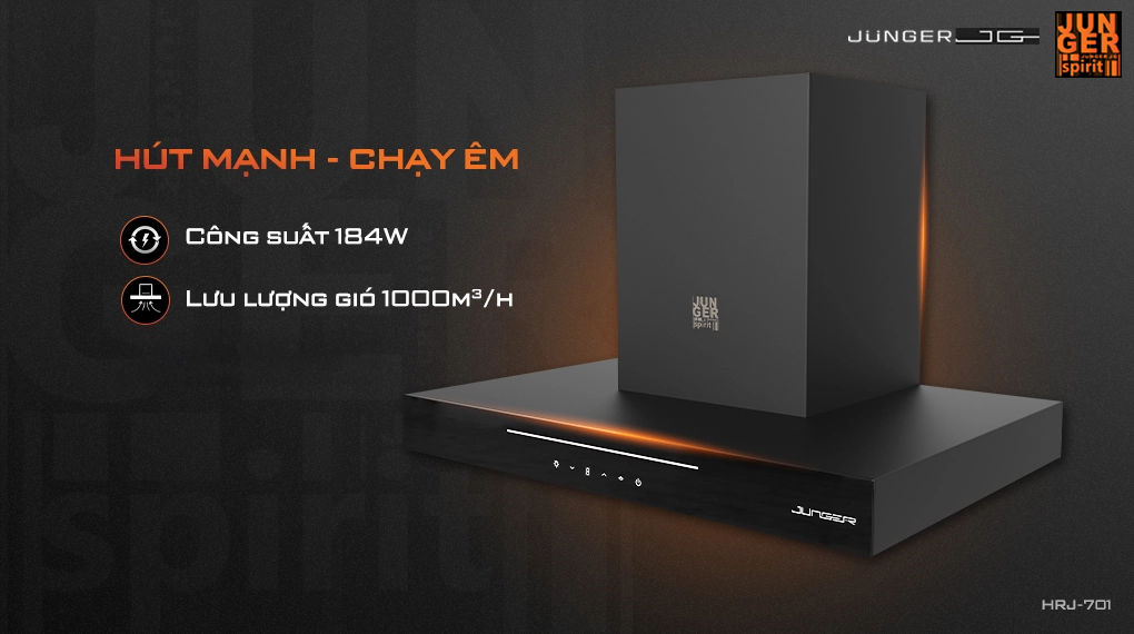 Máy hút mùi áp tường Junger HRJ-701