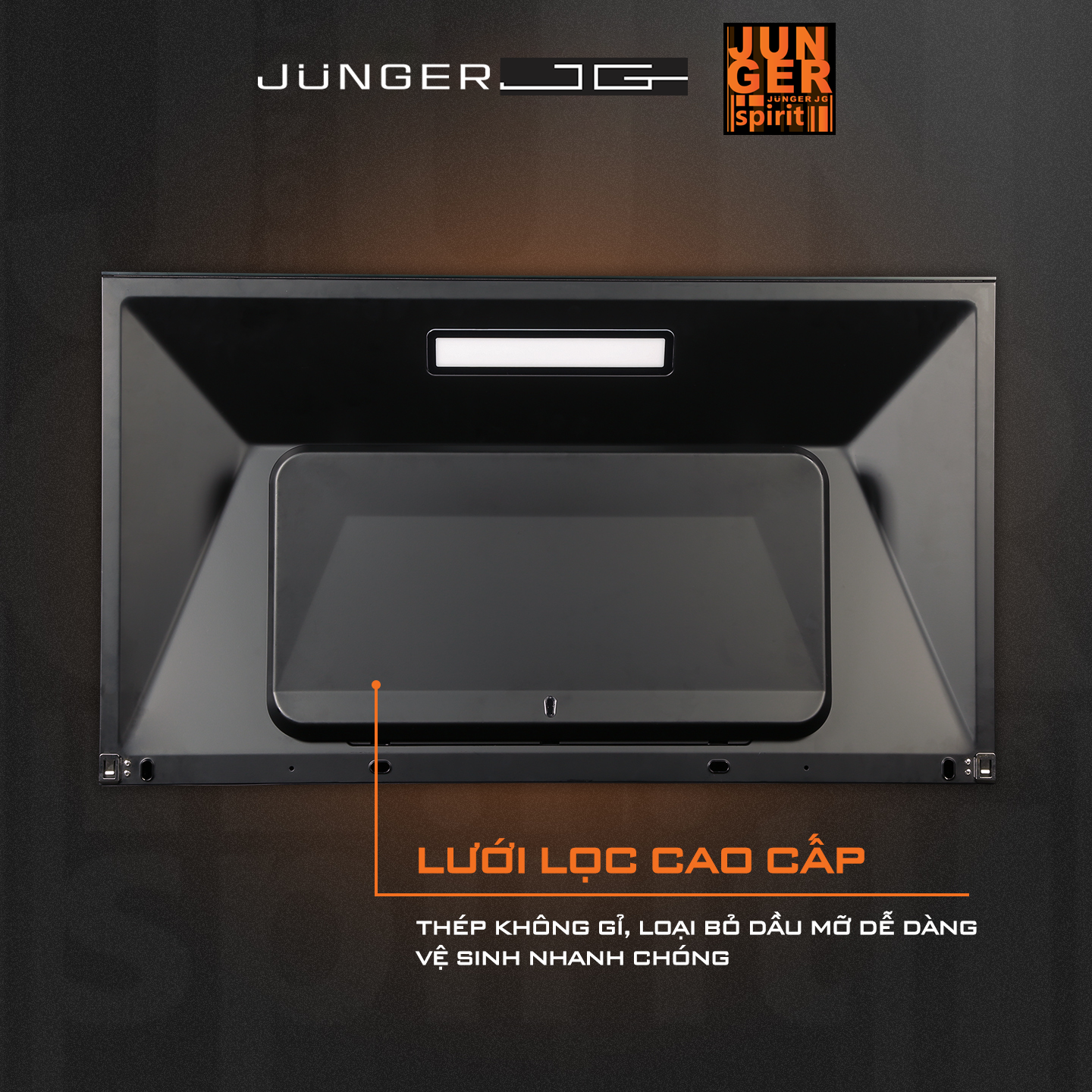 Máy hút mùi vẫy tay Junger JG HRJ-901