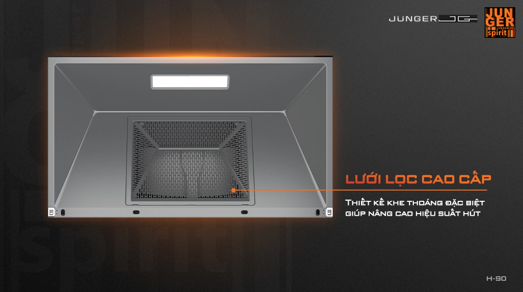 Bộ lưới lọc Smart Filter cao cấp làm bằng thép phủ sơn tĩnh điện, chống oxy hóa và bám bụi.