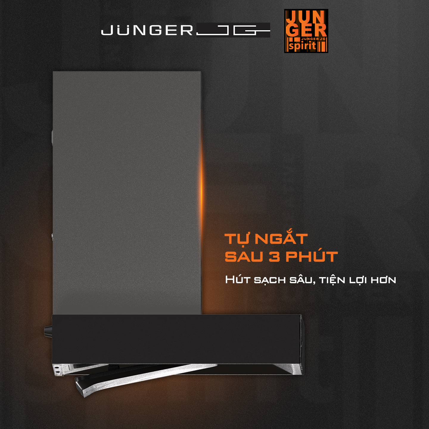 Máy hút mùi vẫy tay Junger JG HRJ-901