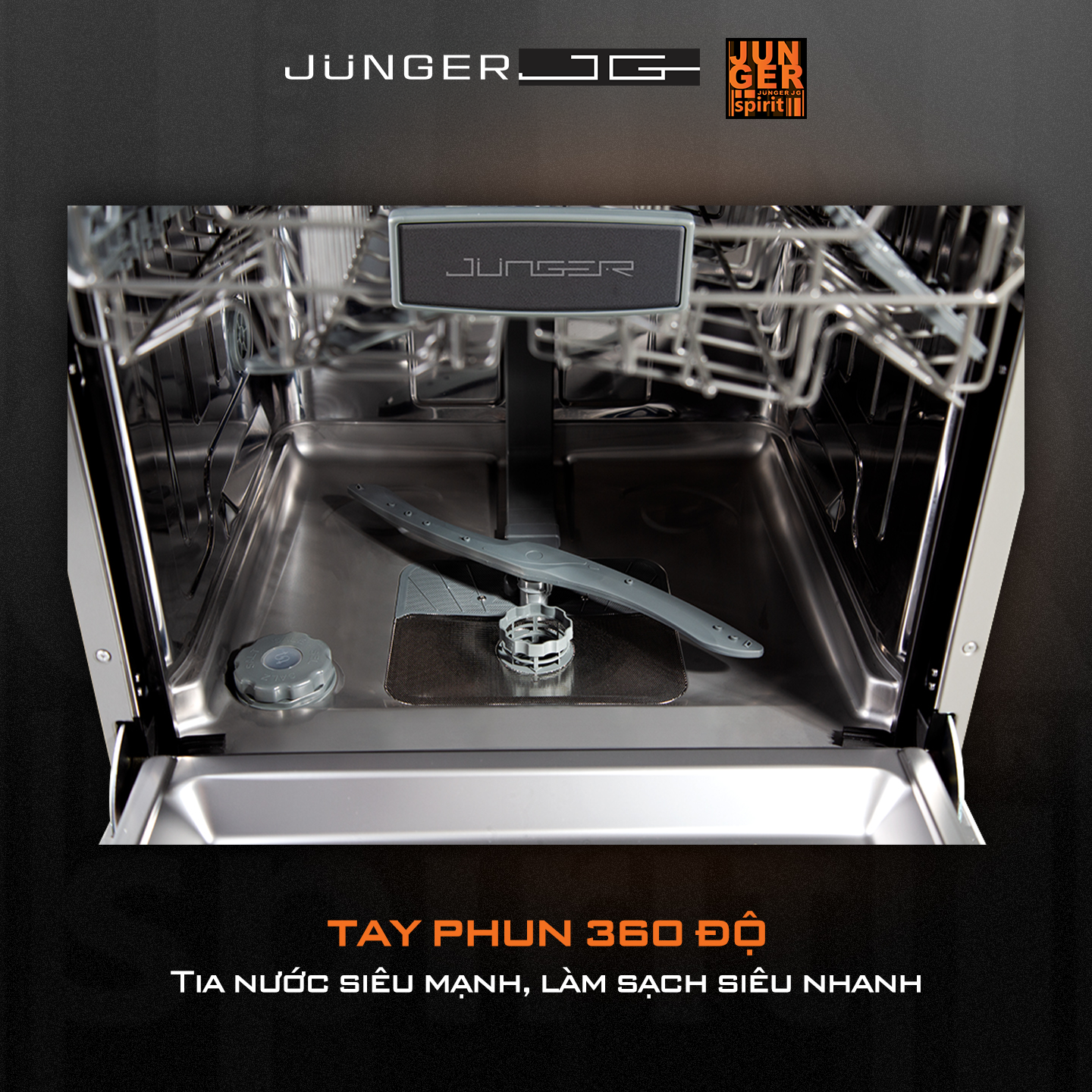 Máy rửa bát Junger DWJ-450