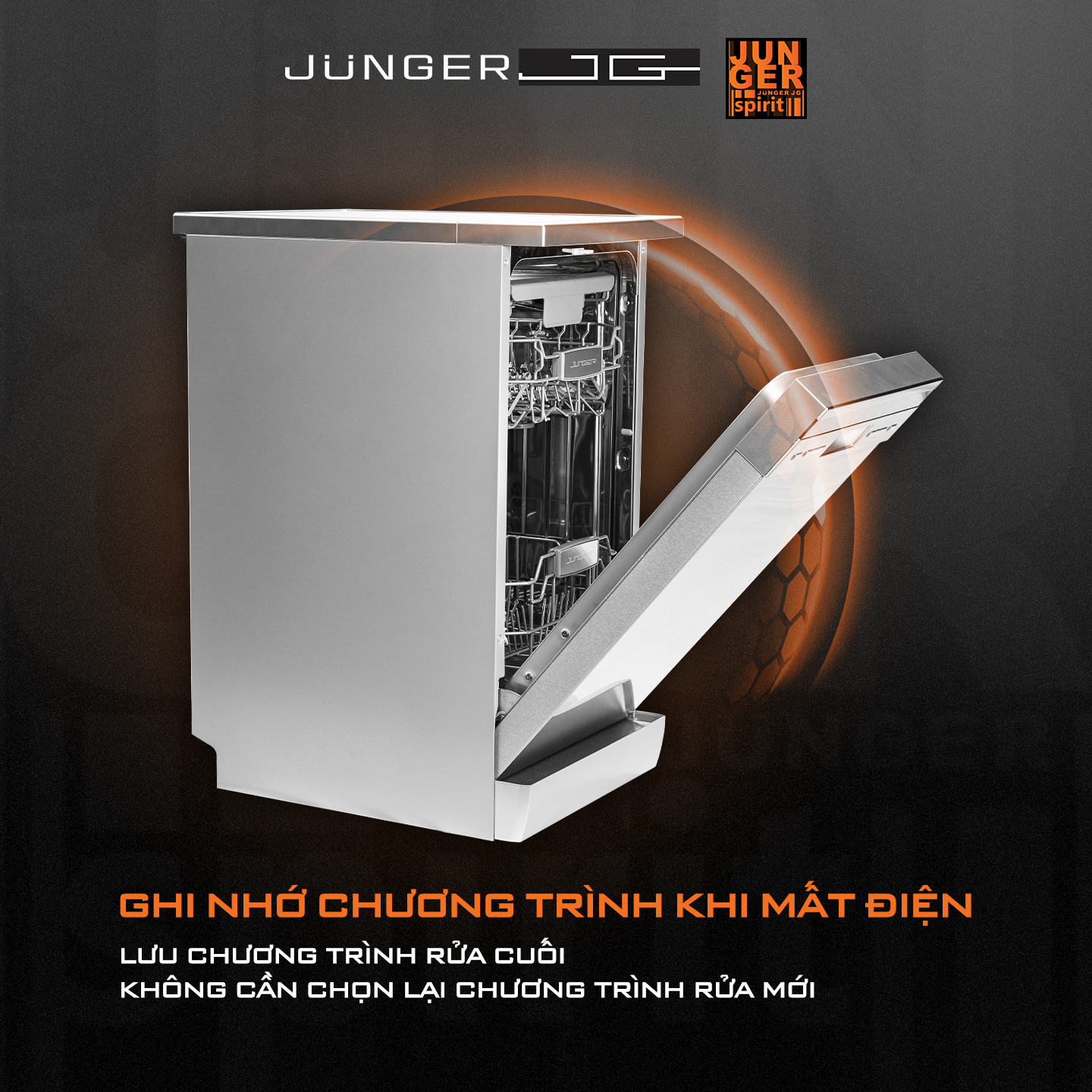 Máy rửa bát Junger DWJ-450