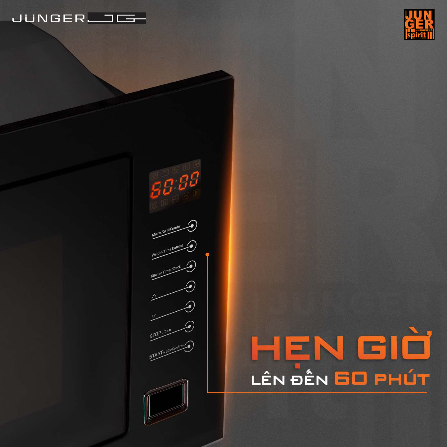 Thời gian hẹn giờ lên đến 60 phút thoải mái tùy chỉnh giúp bạn thảnh thơi.