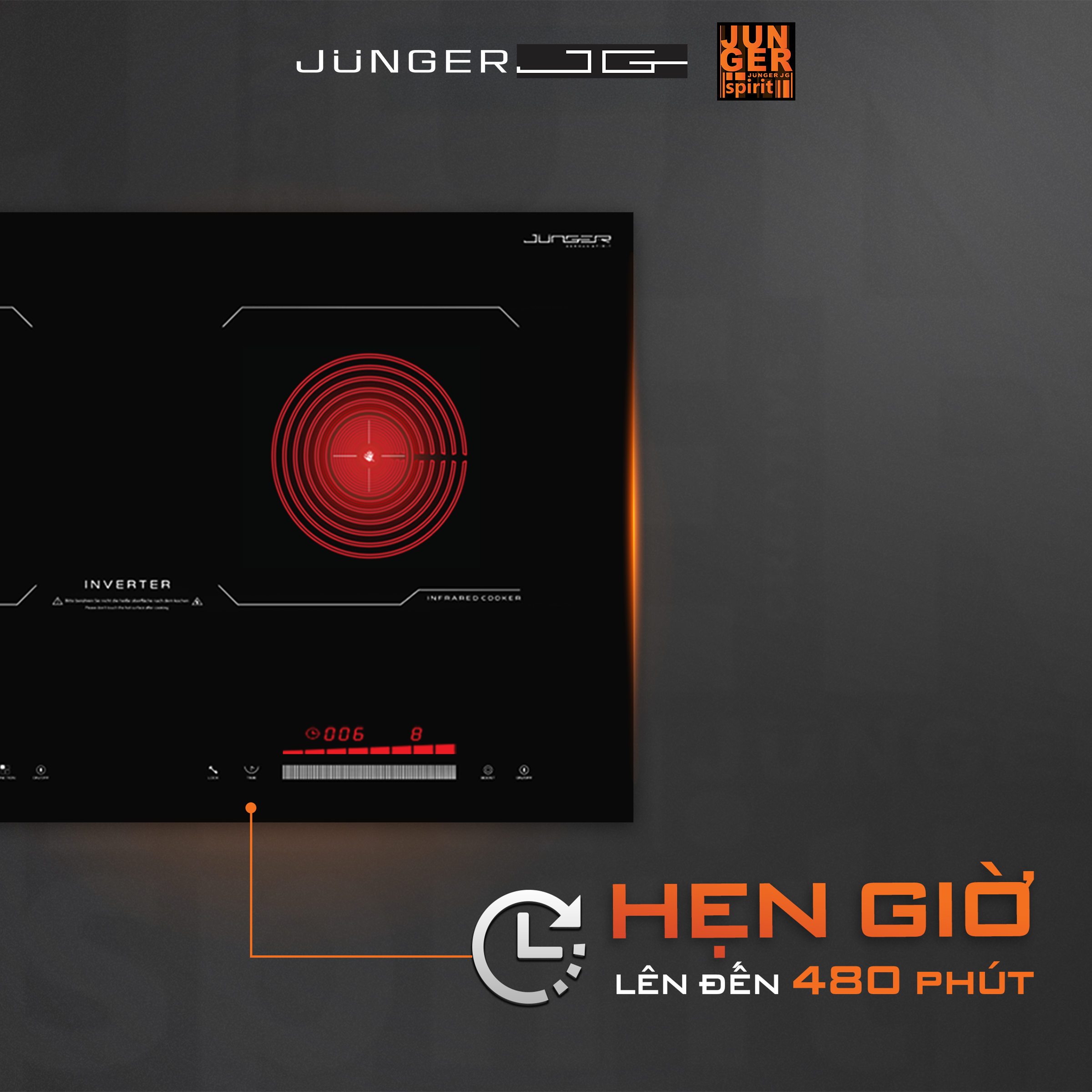 Bếp Từ hồng ngoại Junger MK-24