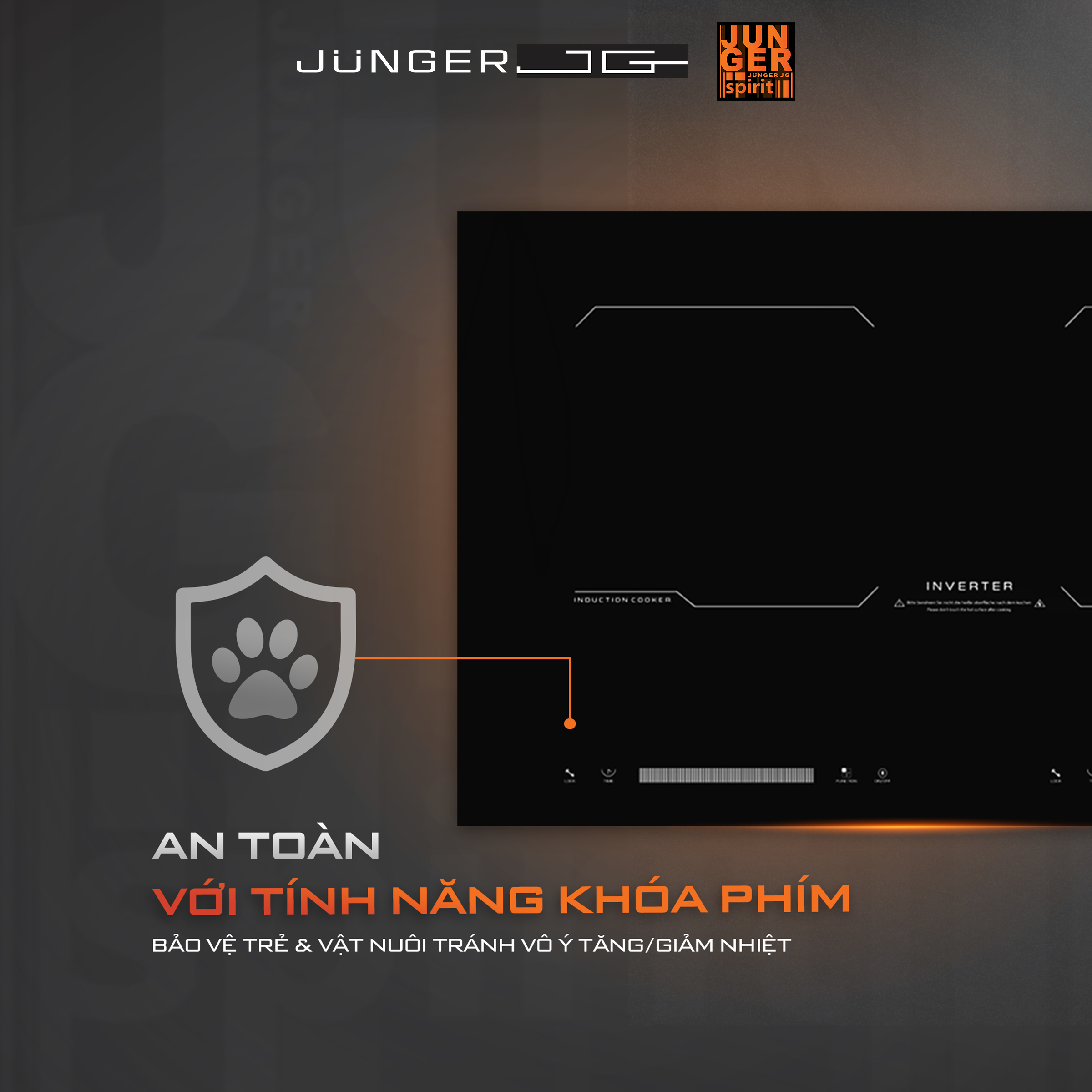 Bếp Từ hồng ngoại Junger MK-24