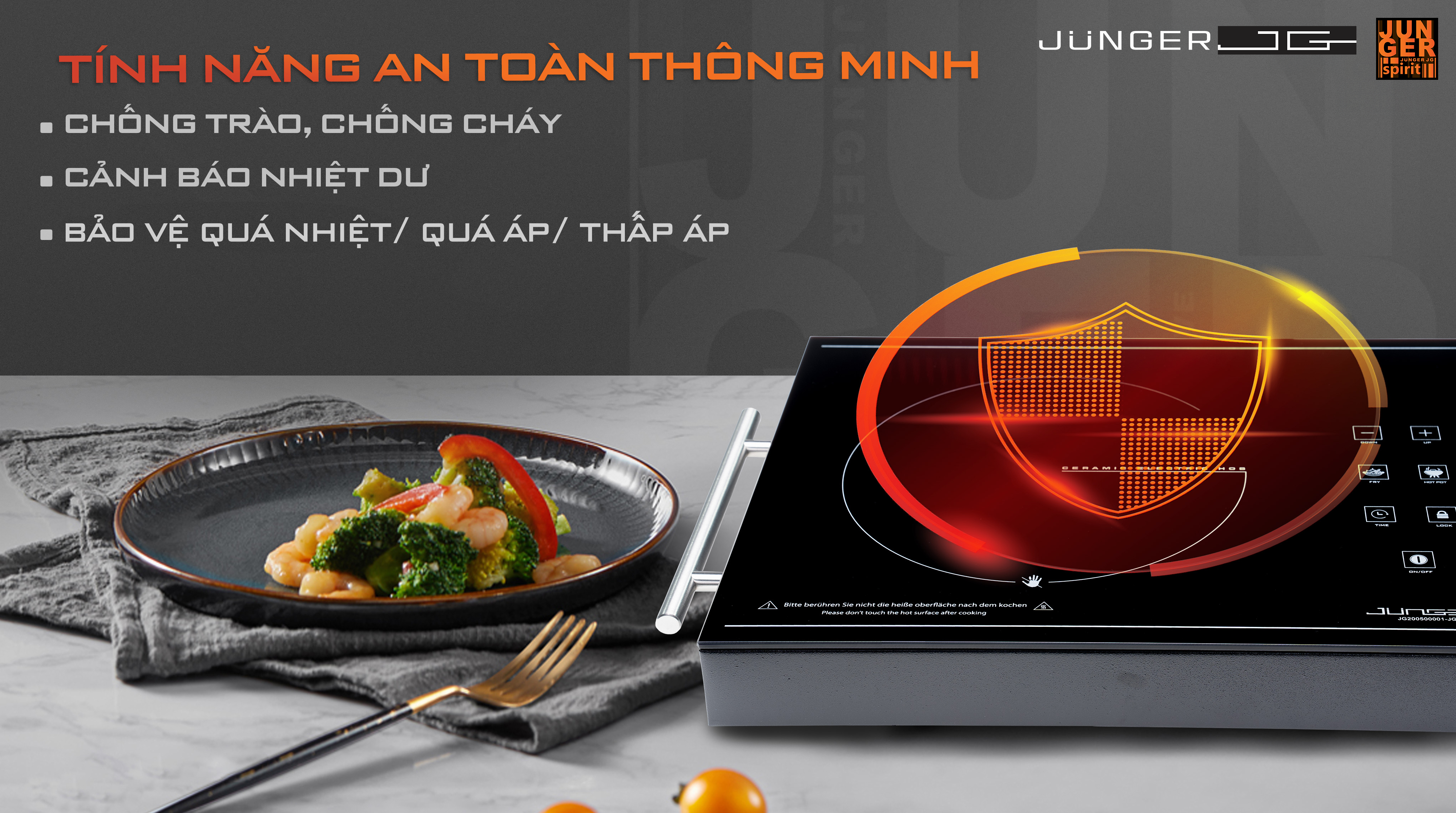Bếp đơn hồng ngoại Junger ASC-86