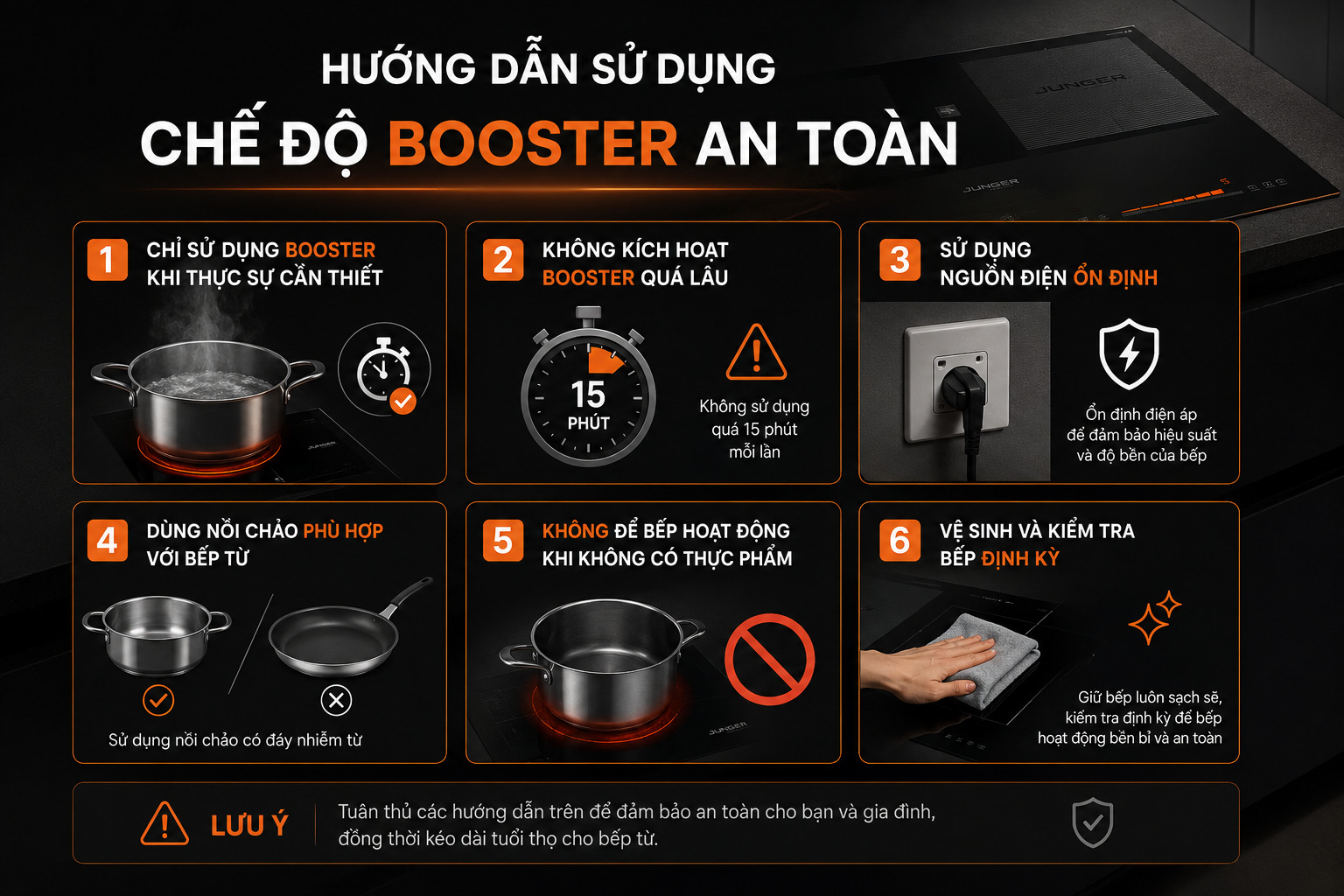 Hướng dẫn sử dụng chế độ Booster an toàn