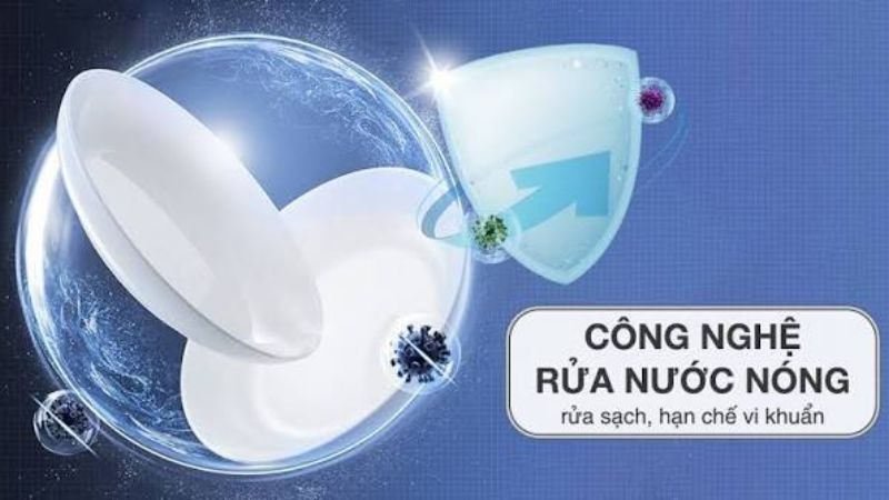 Hỗ trợ diệt khuẩn và khử mùi trên bát đĩa
