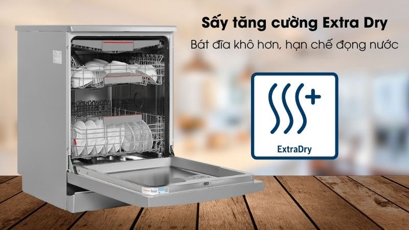 Tăng hiệu quả làm khô bát đĩa sau chu trình rửa