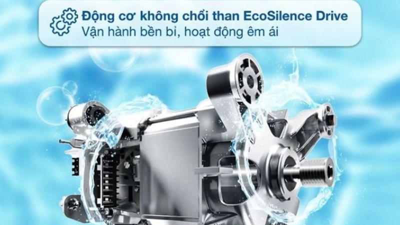 Động cơ EcoSilence giúp hạn chế rung động và tiếng ồn phát sinh, vận hành êm ái