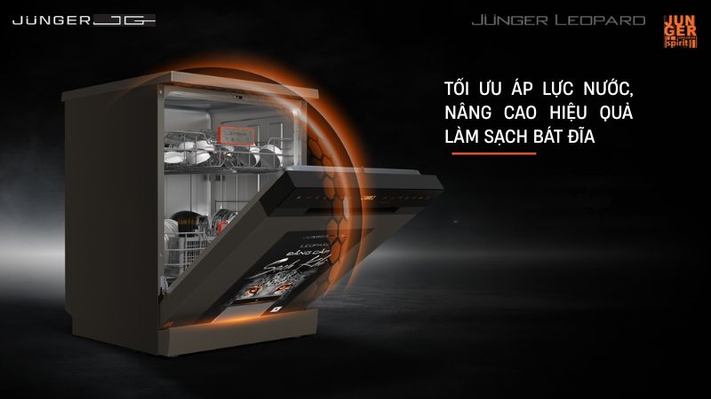 Tối ưu áp lực nước, nâng cao hiệu quả làm sạch bát đĩa